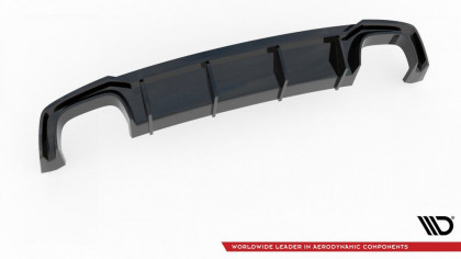 Difuzor zadního nárazníku Audi A7 C8 S-Line černý lesklý plast