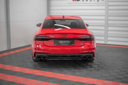 Splitter zadního nárazníku Audi A7 C8 S-Line carbon look