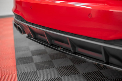 Splitter zadního nárazníku Audi A7 C8 S-Line carbon look