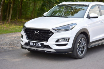 Spojler pod přední nárazník lipa Hyundai Tucson Mk3 Facelift 2018- černý lesklý plast