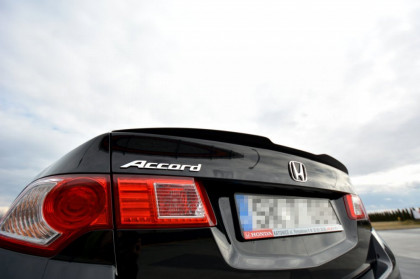 Spojler HONDA ACCORD MK8. (CU-SERIES) SEDAN (2008-2011) černý lesklý plast