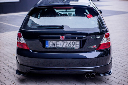 Splittery zadní boční HONDA CIVIC EP3 (MK7) TYPE-R/S FACELIFT 2004-2006 černý lesklý plast