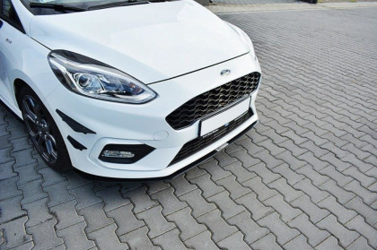 Spojler pod přední nárazník lipa CNC V.2 Ford Fiesta Mk8 ST/ ST-Line 2018-  černý lesklý plast