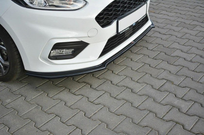 Spojler pod přední nárazník lipa V.1 Ford Fiesta Mk8 ST/ ST-Line 2018-  carbon look