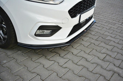 Spojler pod přední nárazník lipa V.2 Ford Fiesta Mk8 ST/ST-Line 2018-  carbon look