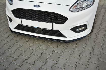 Spojler pod přední nárazník lipa V.3 Ford Fiesta Mk8 ST/ST-Line 2018-  černý lesklý plast