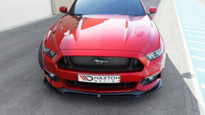 Spojler pod přední nárazník lipa Ford Mustang Mk6 2014-2017 černý lesklý plast