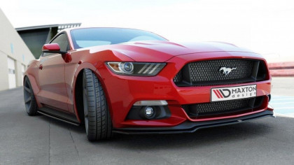 Spojler pod přední nárazník lipa Ford Mustang Mk6 2014-2017 černý lesklý plast