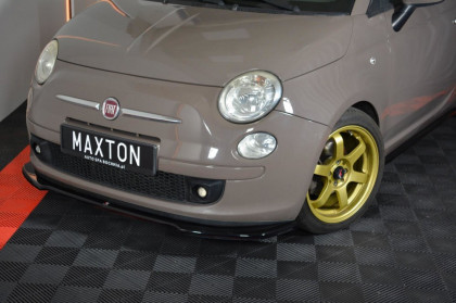 Spojler pod nárazník lipa V.2 Fiat 500 carbon look