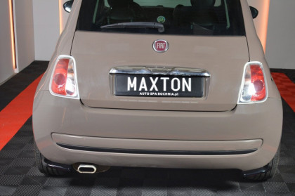 Splittery zadní boční FIAT 500 HATCHBACK (2007-2015) carbon look
