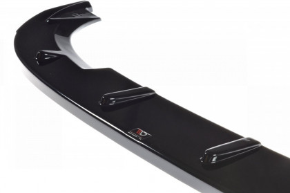 Spojler pod přední nárazník lipa FIAT 500 ABARTH MK1 2008- 2012 černý lesklý plast