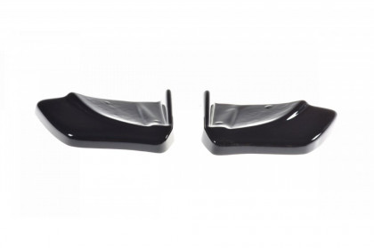 Splittery zadní boční FIAT 500 ABARTH MK1 2008- 2012 černý lesklý plast