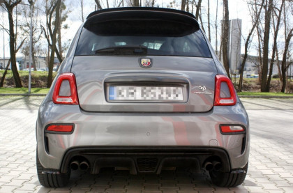 Splittery zadní boční FIAT 500 ABARTH MK1 FACELIFT 2016- černý lesklý plast