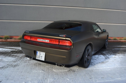 Difuzor zadního nárazníku DODGE CHALLENGER MK3. PHASE-I SRT8 COUPE (2008-2014) černý lesklý plast