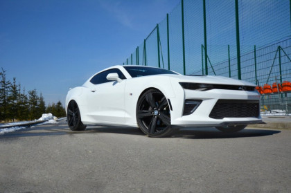 Prahové lišty CHEVROLET CAMARO 6TH-GEN. PHASE-I 2SS COUPE (2016-2018) černý lesklý plast