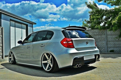 Splittery zadní boční BMW 1 E87 Standard/M-Performance 2004 - 2008 černý lesklý plast