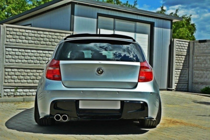 Splittery zadní boční BMW 1 E87 Standard/M-Performance 2004 - 2008 černý lesklý plast