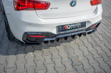 Splittery zadní boční BMW 1 F20 M-power 2015-2019 černý lesklý plast