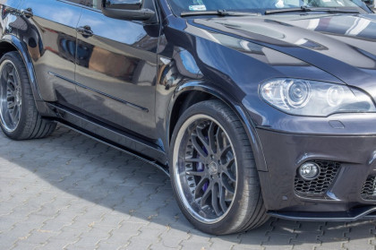 Prahové lišty BMW X5 E70 Facelift M-pack 2010-2013 carbon look