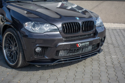 Spojler pod přední nárazník lipa BMW X5 E70 Facelift M-pack 2010-2013 carbon look