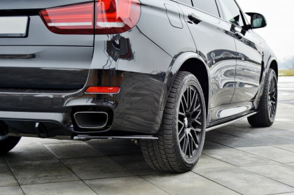 Prahové lišty BMW X5 F15 M50d 2013-2018 černý lesklý plast