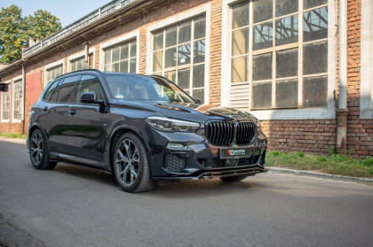 Spojler pod přední nárazník lipa BMW X5 G05 M-pack 2018- černý lesklý plast