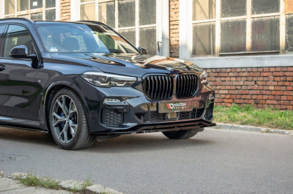 Spojler pod přední nárazník lipa BMW X5 G05 M-pack 2018- černý lesklý plast