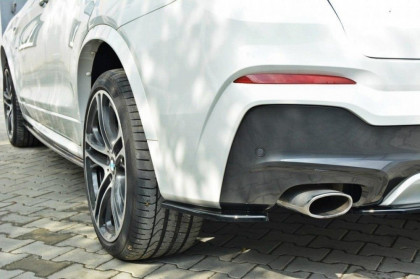 Splittery zadní boční BMW X4 M-PACK (F26) 2014 - černý lesklý plast