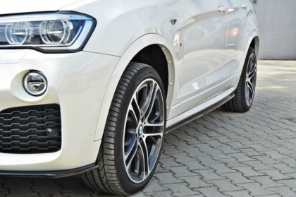 Prahové lišty BMW X4 M-PACK (F26) 2014 - carbon look