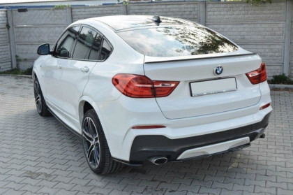Difuzor zadního nárazníku BMW X4 M-PACK (F26) 2014 - bez žeber carbon look