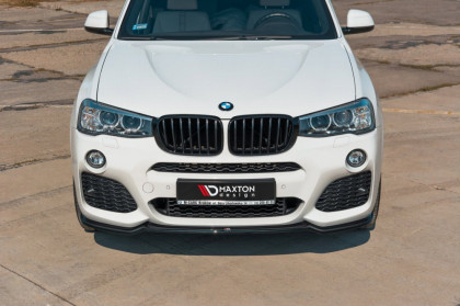 Spojler pod přední nárazník lipa BMW X3 F25 M-Pack Facelift 2014- 2017 černý lesklý plast