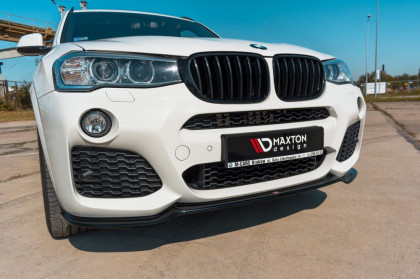 Spojler pod přední nárazník lipa BMW X3 F25 M-Pack Facelift 2014- 2017 carbon look