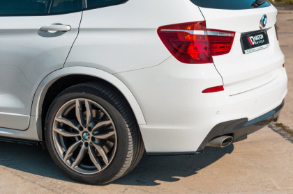 Splittery zadní boční BMW X3 F25 M-Pack Facelift 2014- 2017 černý lesklý plast
