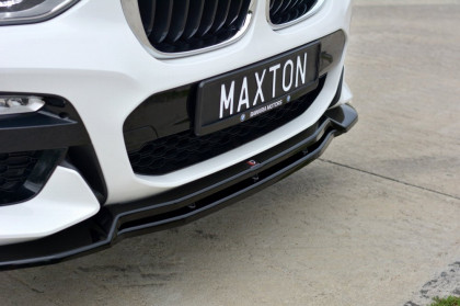 Spojler pod přední nárazník lipa BMW X3 G01 M-PACK 2018- černý lesklý plast