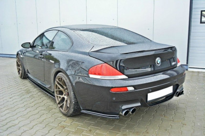 Splittery zadní boční BMW M6 E63 2005- 2010 černý lesklý plast