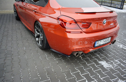 Splittery zadní boční BMW M6 GRAN COUPÉ (F06) 2012- 2014 černý lesklý plast