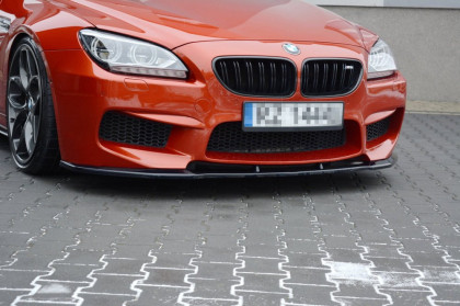 Spojler pod přední nárazník lipa BMW M6 GRAN COUPÉ (F06) 2012- 2014 černý lesklý plast