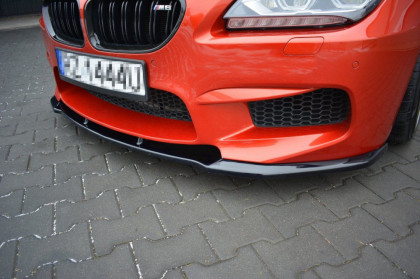 Spojler pod přední nárazník lipa BMW M6 GRAN COUPÉ (F06) 2012- 2014 černý lesklý plast