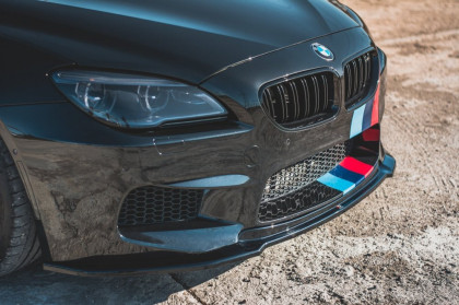 Spojler pod přední nárazník lipa V.2 BMW M6 GRAN COUPÉ (F06) 2012- 2014 černý lesklý plast