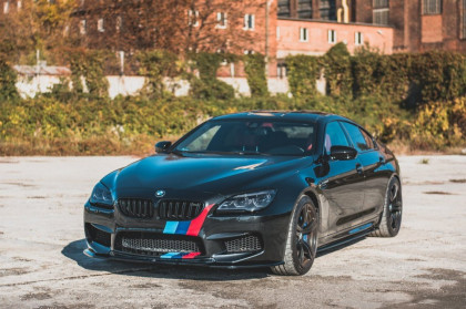 Spojler pod přední nárazník lipa V.2 BMW M6 GRAN COUPÉ (F06) 2012- 2014 černý lesklý plast