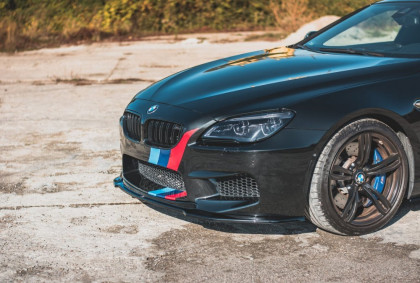 Spojler pod přední nárazník lipa V.2 BMW M6 GRAN COUPÉ (F06) 2012- 2014 černý lesklý plast