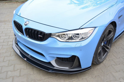 Spojler pod přední nárazník lipa BMW M4 F82 M-performance 2014- černý lesklý plast