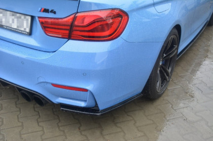 Splittery zadní boční BMW M4 F82 2014- černý lesklý plast