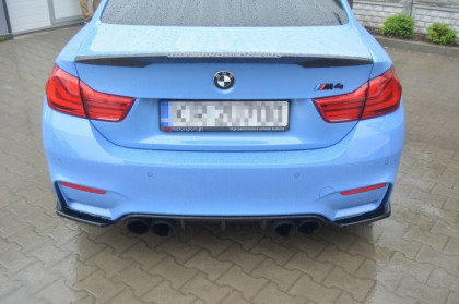 Splittery zadní boční BMW M4 F82 2014- černý lesklý plast