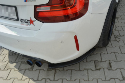 Splittery zadní boční BMW M2 (F87) COUPÉ (2016 - ) černý lesklý plast