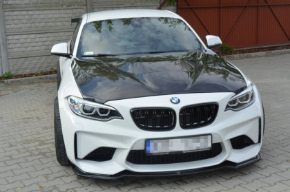 Spojler pod přední nárazník lipa BMW M2 (F87) COUPÉ (2016 - ) černý lesklý plast