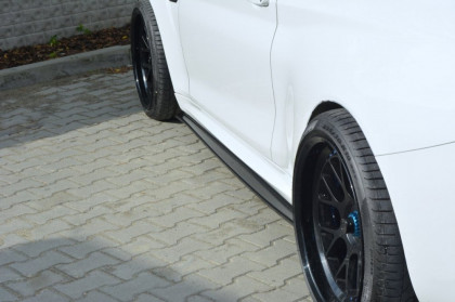 Prahové lišty BMW M2 F87 COUPÉ (2016 - ) černý lesklý plast