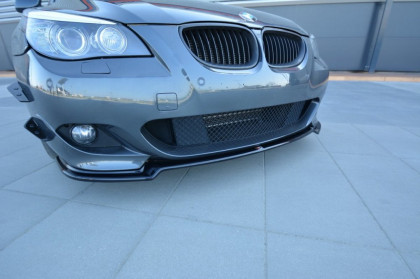 Spojler pod přední nárazník lipa BMW 5 E60/E61 M-PACK 2003 - 2010 černý lesklý plast