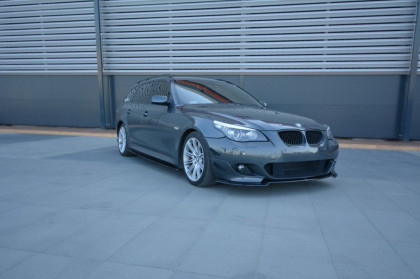 Spojler pod přední nárazník lipa BMW 5 E60/E61 M-PACK 2003 - 2010 černý lesklý plast