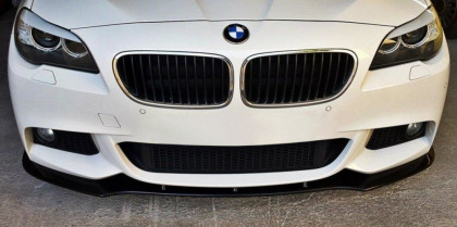 Spojler pod přední nárazník lipa BMW 5 F10 M-PACK / F11 2011 - černý lesklý plast